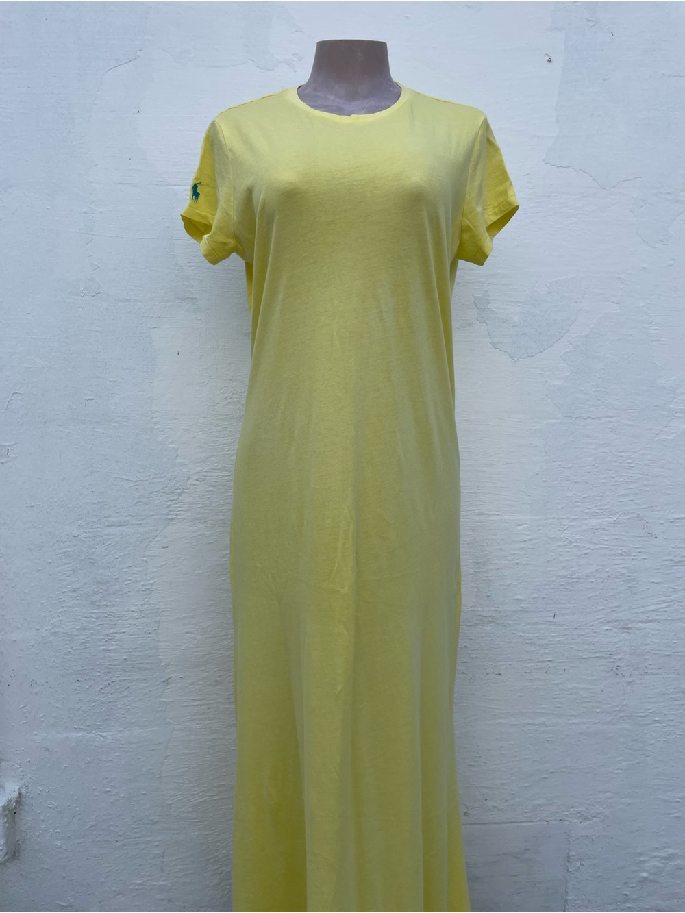 Polo by Ralph Lauren Yellow Short Sleeve Tee Dress